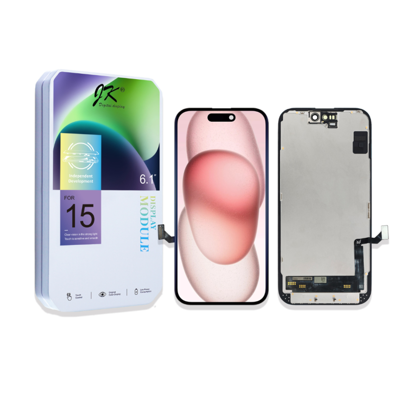 Écran JK Incell LCD iPhone 15 Pro noir